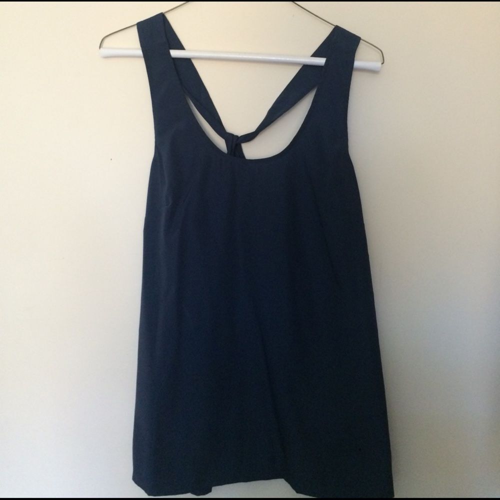 J crew factory navy tank top blouse